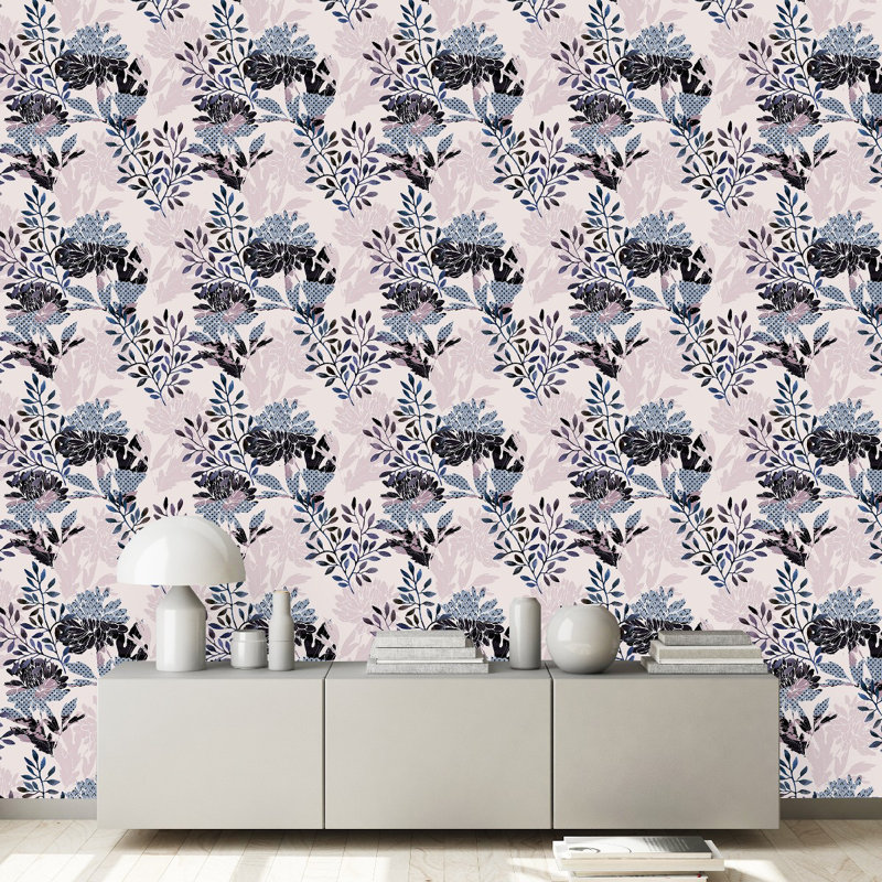 Floral Tile, 2.08' W x 10.42' L