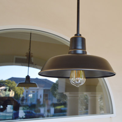 Luminaire suspendu d'extérieur 1 lumière Alika