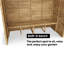 Dunster House Garden Arbour With Pent Roof, Pressure Treated, Compact Stylish Shelter, Apocallipo-115826679