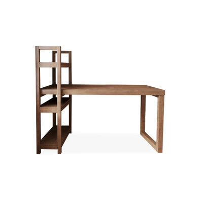 Bureaux rectangulaires en bois massif 78,74 "noyer