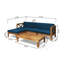 Ensemble de canapé LSHAPE, teck-181386366