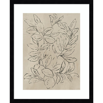 Kimbell "Outlined Leaves II" Print