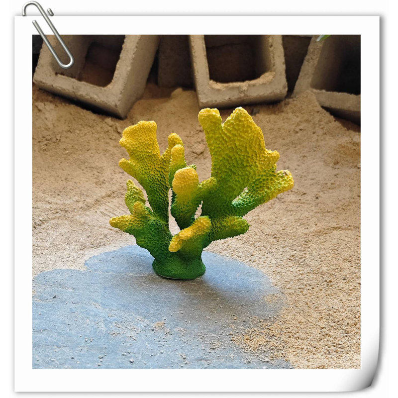 Dayanie Figurines et sculptures, Vert/jaune