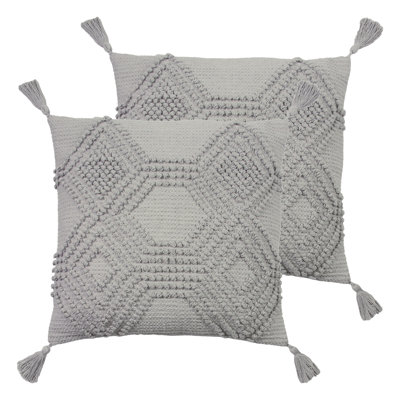 Geometric Square Cushion