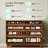 47" Fluted 8 Drawer Dresser for Bedroom with Charging Station, Wooden Wide Modern Chest of Drawers for Living Room, Hallway, Walnut-1160701665