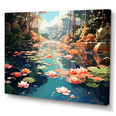 «Monets Garden Revisité Landscape II - Classics», art mural