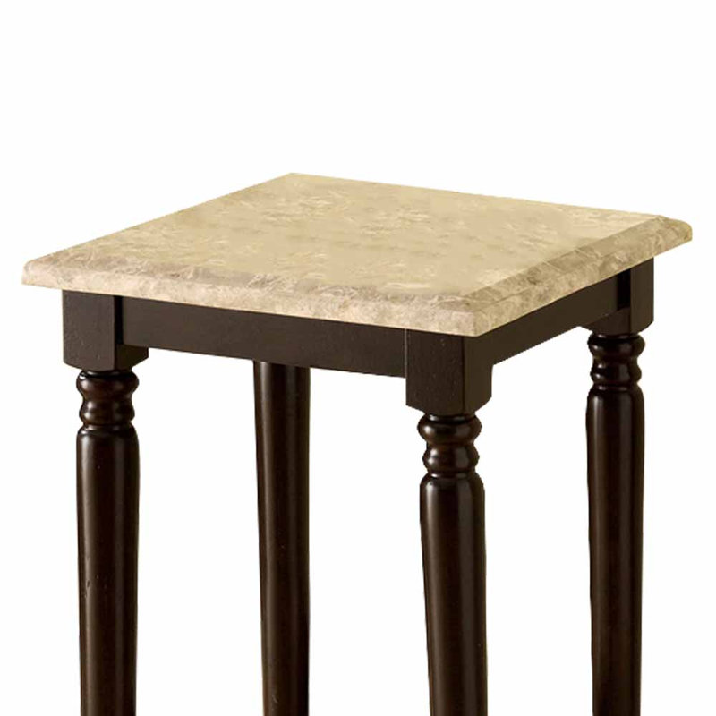Biddlesden Marble Top End Table