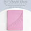 Ensemble de draps 6 pièces en microfibre brossée double ultra douce, feuilles rafraîchissantes avec poches très profondes - Lavable à la machine-102691419-102691464
