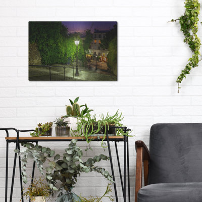 Latitude Run® 'Montmartre Steps' by H.J. Herrera, Metal Wall Art