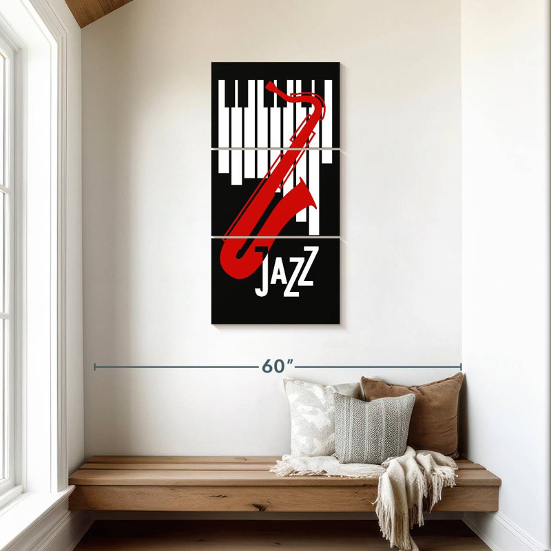 Jazz Keys, 44" H x 21" W