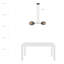 Leonore 2 - Light Black Kitchen Island Pendant