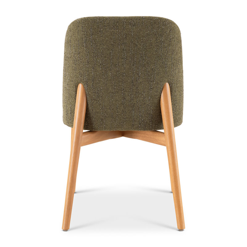 Tonia Upholstered Dining Chair, Green/Domasco