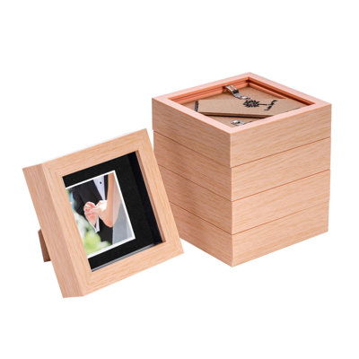 Bevelled Shadow Box Picture Frame with Mat