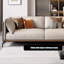 Canapé modulaire kaki en cuir véritable-109304992-109304994-109304997