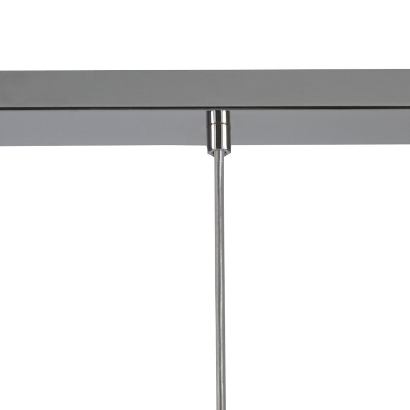 Demeter 3-Light Kitchen Island Chandelier, Silver/Smoked Grey