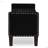 Upholstered Tufted Button Storage Bench With Nails Trim-371160027