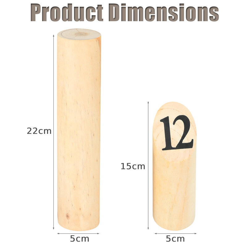 Freeport Park Spurgeon Solid Wood Kubb