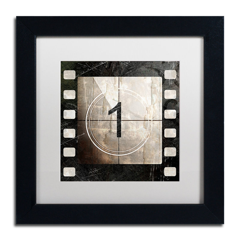 Jadaya «Vintage Countdown I», impression encadrée, H 11 po x l 14 po x P 0,5 po, Blanc