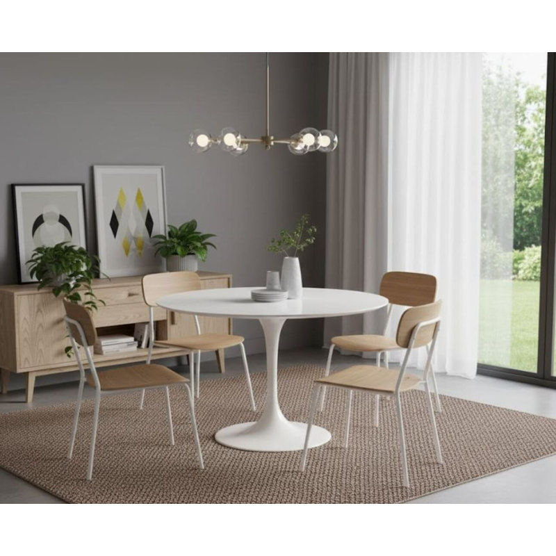 Table de salle à manger Babilonia, H 30 po x L 39 po x l 39 po