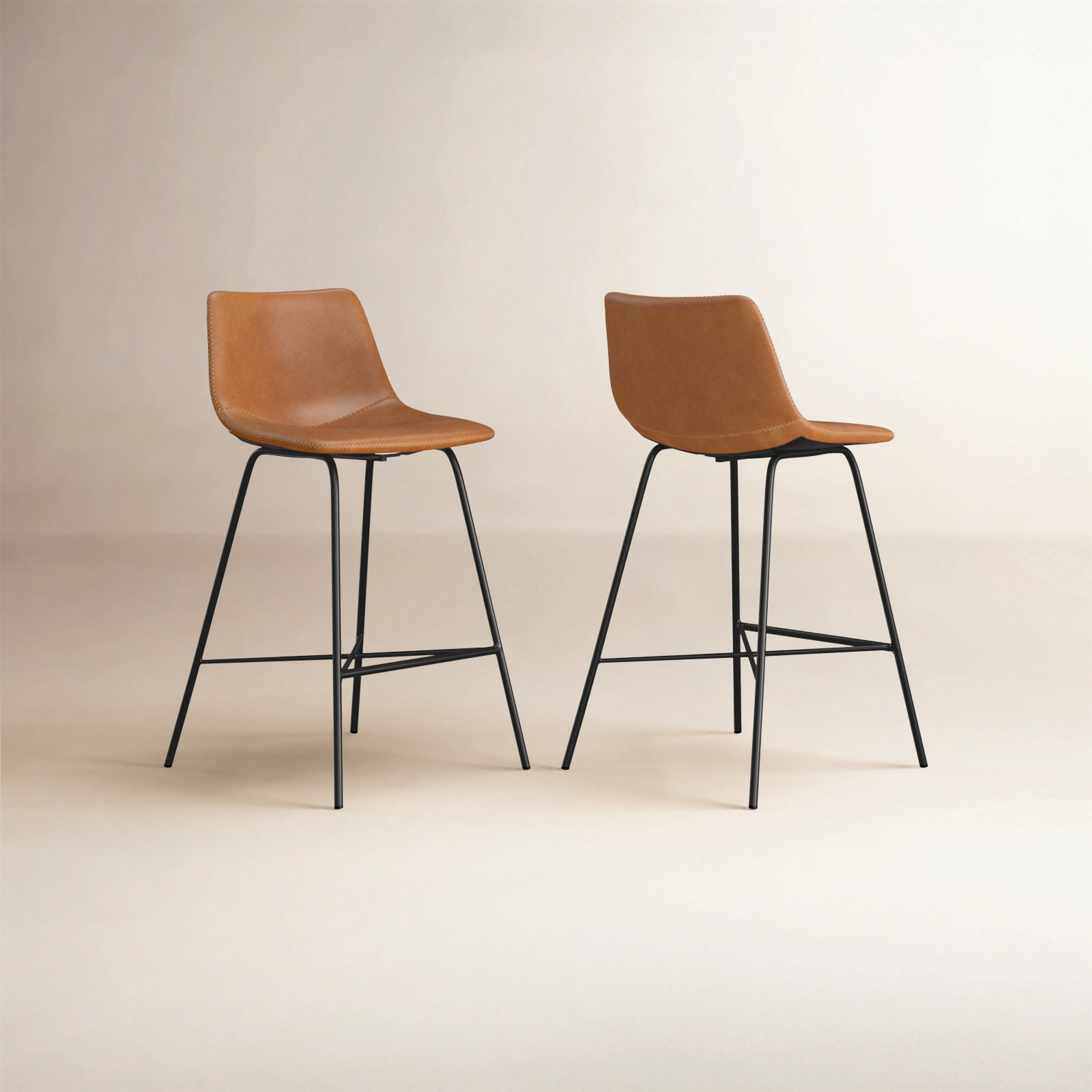 Brinley 24" Bar Stool, Tan