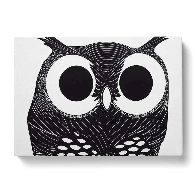 Unique Owl Art Vol.3 - Wrapped Canvas Print, 35cm H x 50cm W x 3cm D