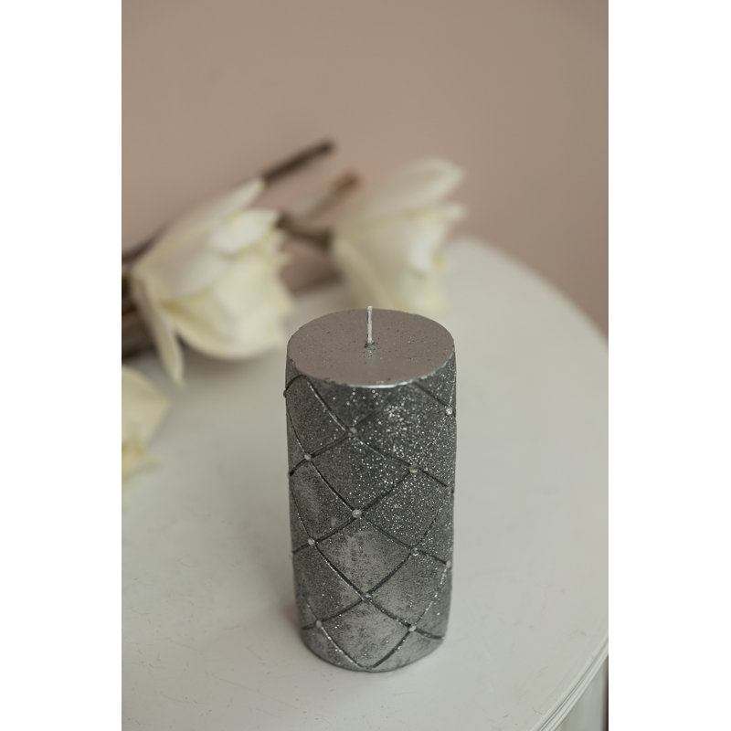 Pillar Candle, 15cm H x 7cm W x 7cm D
