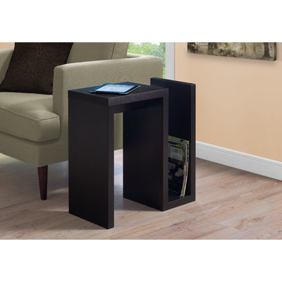 Montemayor Accent Table, Side, End, Narrow, Small, Living Room, Bedroom, Laminate, Contemporary, Modern