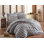 Ensemble de housse de couette double Luxury, noir et blanc, 86,6 po x 86,6 po | 65% coton / 35% polyester, 120 fils | Lavable à la machine, fermeture à boutons pour couette et taie d'oreiller | Conception élégante pour les chambres confortables