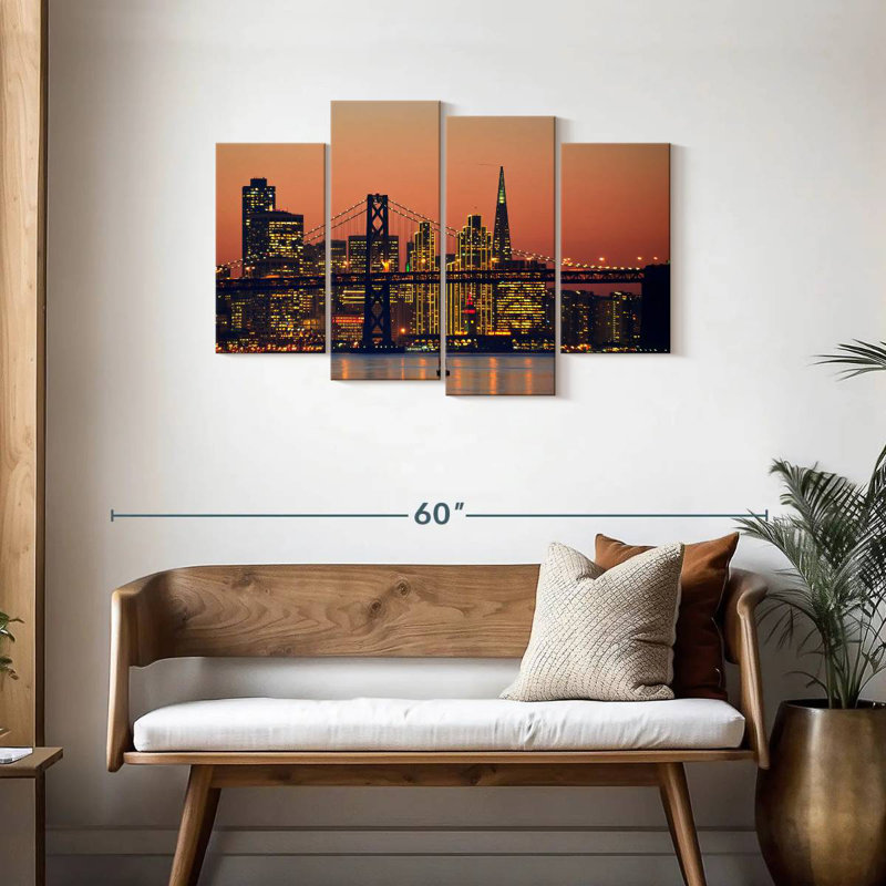 «Sirci Vibrant», horizon de San Francisco, H 27 po x l 43 po
