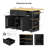 Rolling Kitchen Island with Multiple Storage Options Not include Stools-960805493