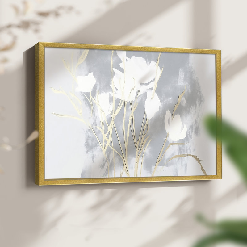 Série florale-XXXIX - reproduction encadrée, H 11 po x l 14 po