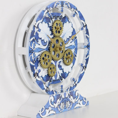 Solid + Manufactured Wood Wall Clock