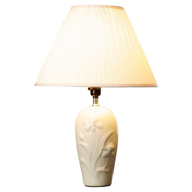 Anwar Ceramic Lamp, Ivory