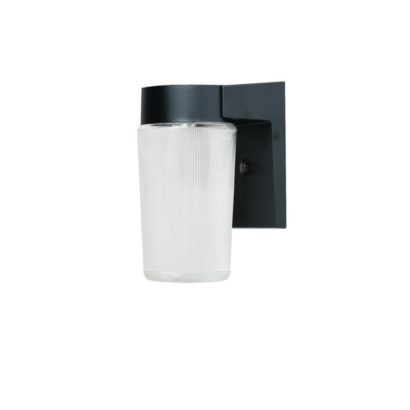 Black Acrylic Energy Star LED Outdoor Wall Sconce