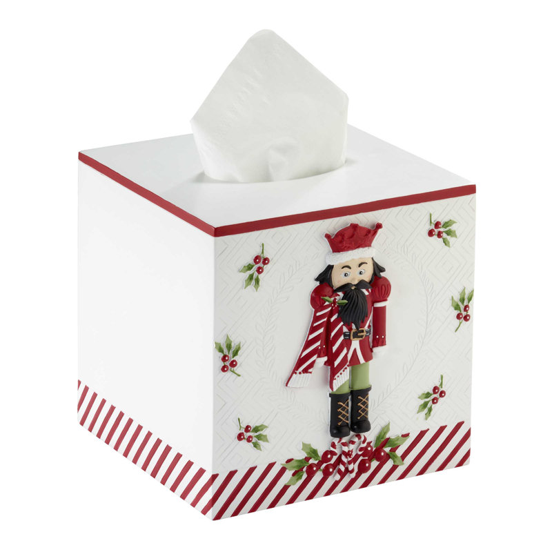 Peppermint Nutcracker Bath Tissue Cover