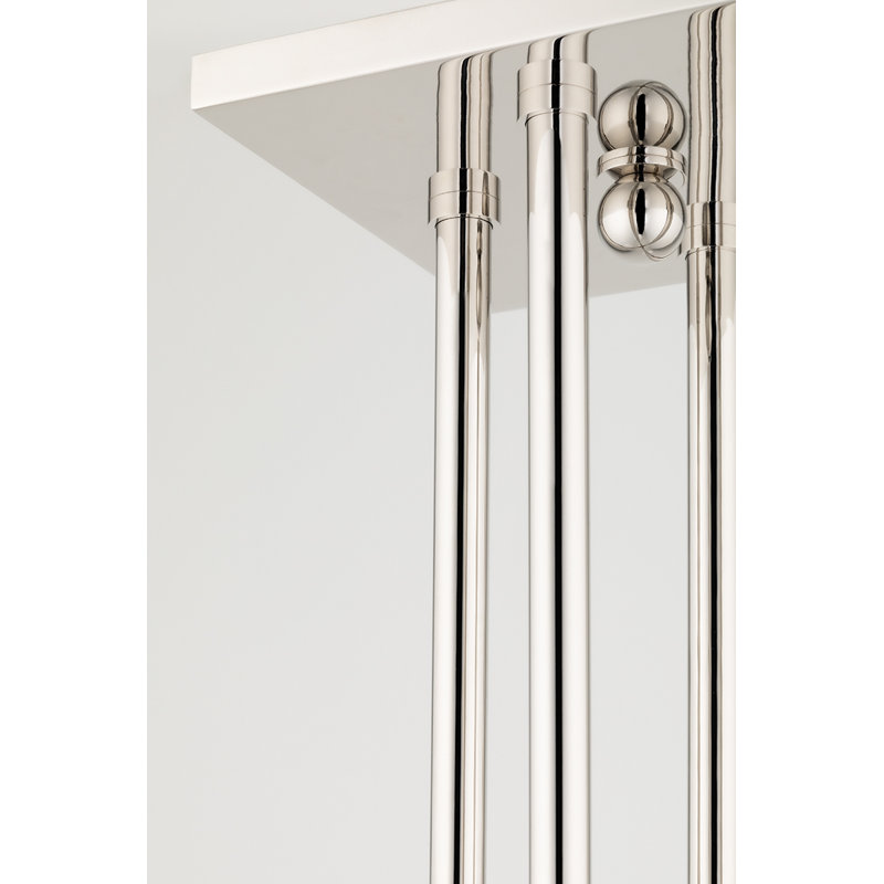 Tanner 9 - Light Chandelier, Polished Nickel