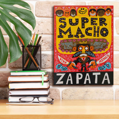 «Herick El mexico» par Jorge R. Gutierrez - reproduction d'art sur toile tendue