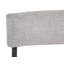 Upholstered Stool with Metal Frame