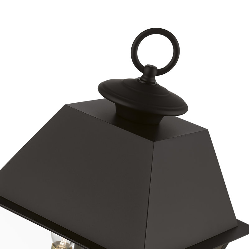 Houlihan 2 -Light 17.5" H Hardwired Lantern Head, Bronze/Antique Brass