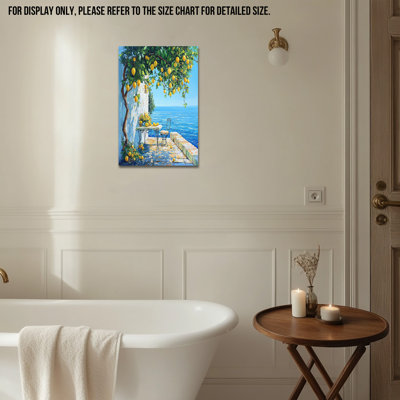 Art mural citron, décoration murale de cuisine citron, affiche d'art sur toile de fruits italiens, décor mural méditerranéen, images de citron pour la cuisine, estampes d'art pour la décoration de la salle à manger prête à accrocher