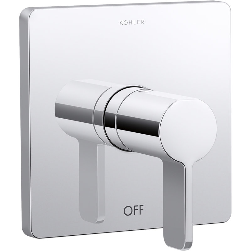 Parallel Shower Valve Trim, Polished Chrome