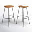 Tabouret de bar et de comptoir en bois massif Samanthia-41721680-23030001