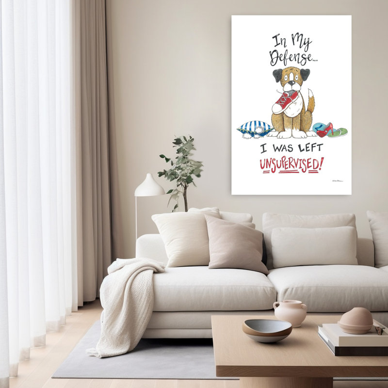 Unsupervised Contemporary Dog Art, 60" H x 40" W
