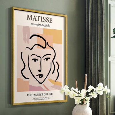 Matisse LXII, reproduction encadrée - bois massif