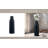 Rachael Vase Stoneware Ceramic Vertical Ribbed Design Decorative Accent for Modern and Casual Home Decor Styles with Sleek Contemporary Detailing and Textured Cylindrical Silhouette.-921771461-937187923