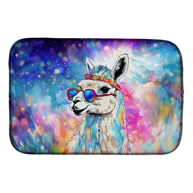 Tapis de séchage hippie