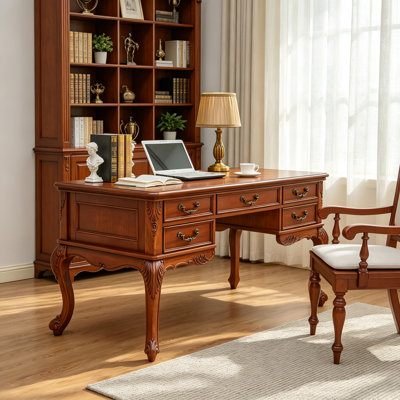 Solid Wood Writing Desk