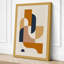 Interlocking Forms Geometric - Wrapped Canvas-240405414-240405408