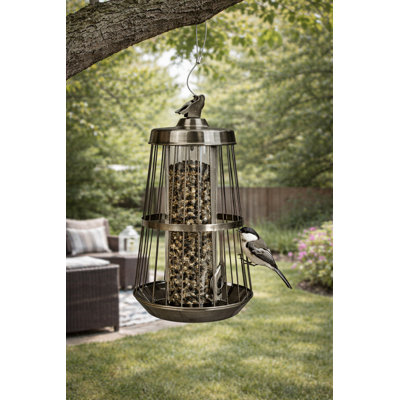 Mangeoire décorative pour oiseaux