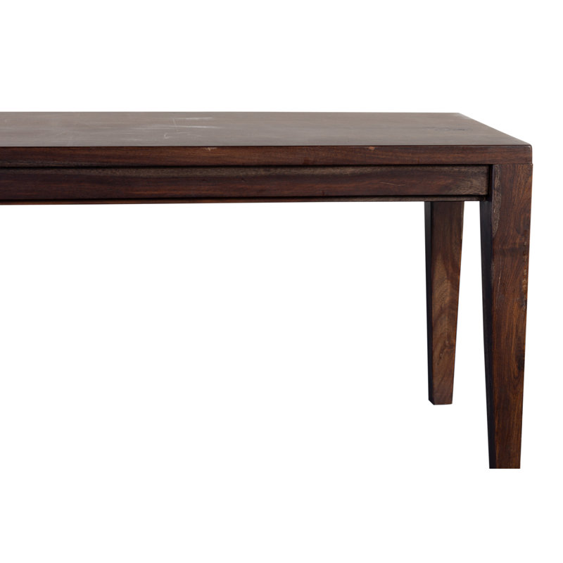 Rosemarie Upholstered Bench, Dark Natural